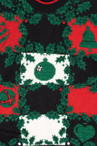 Vintage Black Ornaments Ugly Christmas Pullover (1980s)