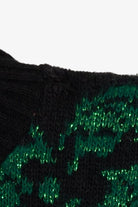 Vintage Black Ornaments Ugly Christmas Pullover (1980s)