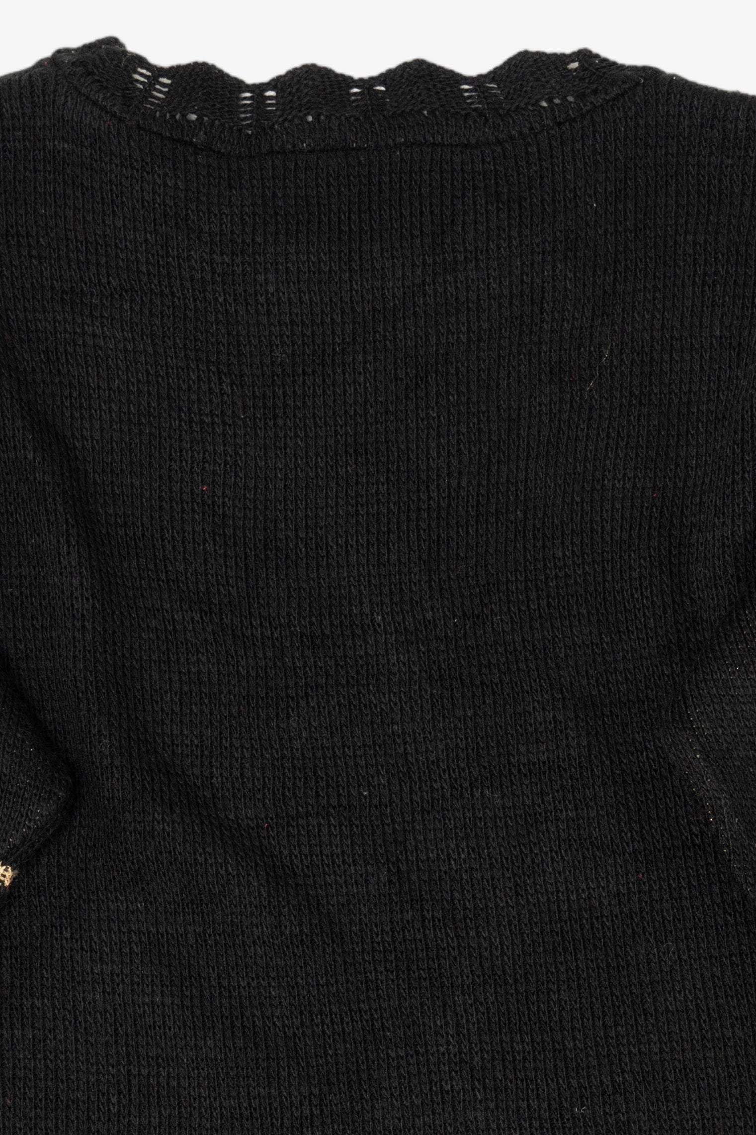 Vintage Black Ugly Christmas Pullover (1990s)