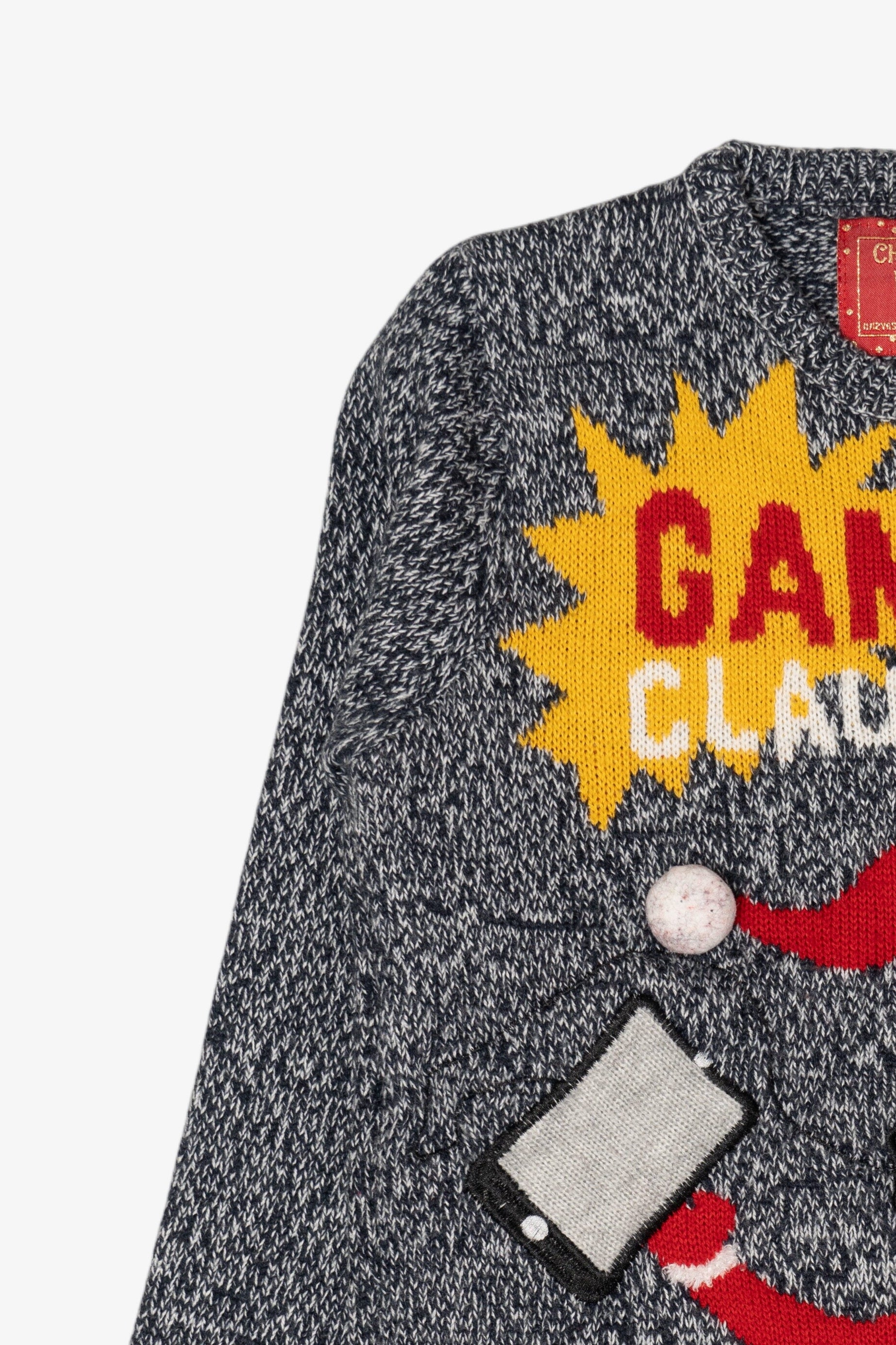 Kid Sized Christmas Wishes "Gangsta Claus" Santa Ugly Pullover (2010s)