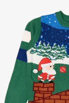 Kid Sized Holiday Time Santa Nintendo Platform Game Style Ugly Christmas Pullover