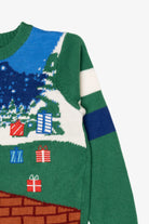 Kid Sized Holiday Time Santa Nintendo Platform Game Style Ugly Christmas Pullover