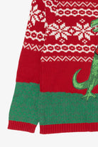 Kid Sized Christmas Sweater Dinosaur Ugly Christmas Pullover