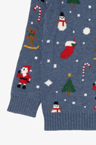 Kid Sized Pixel Game Santa Ugly Christmas Pullover