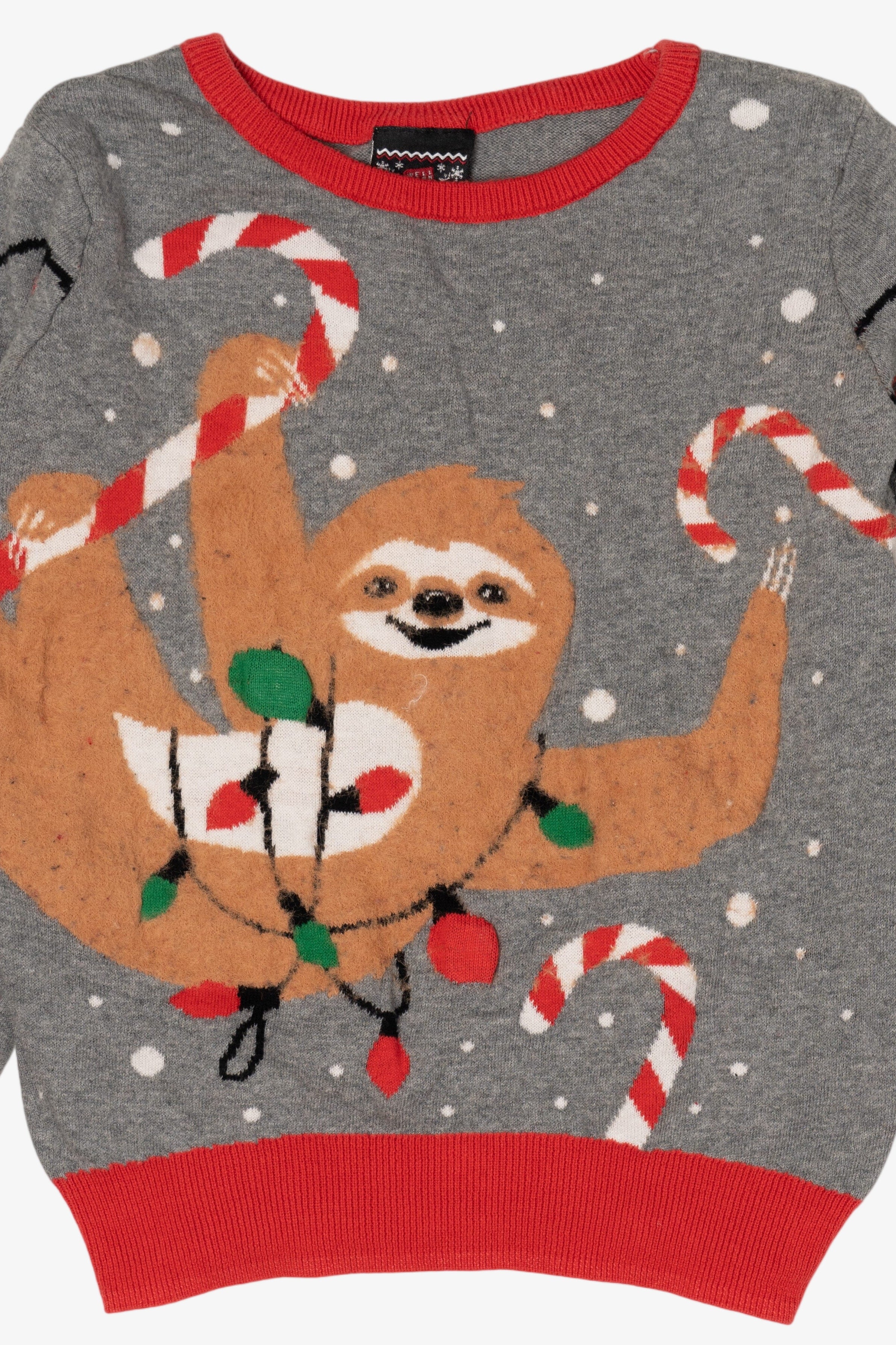 Kid Sized Sloth Ugly Christmas Pullover (2020s)