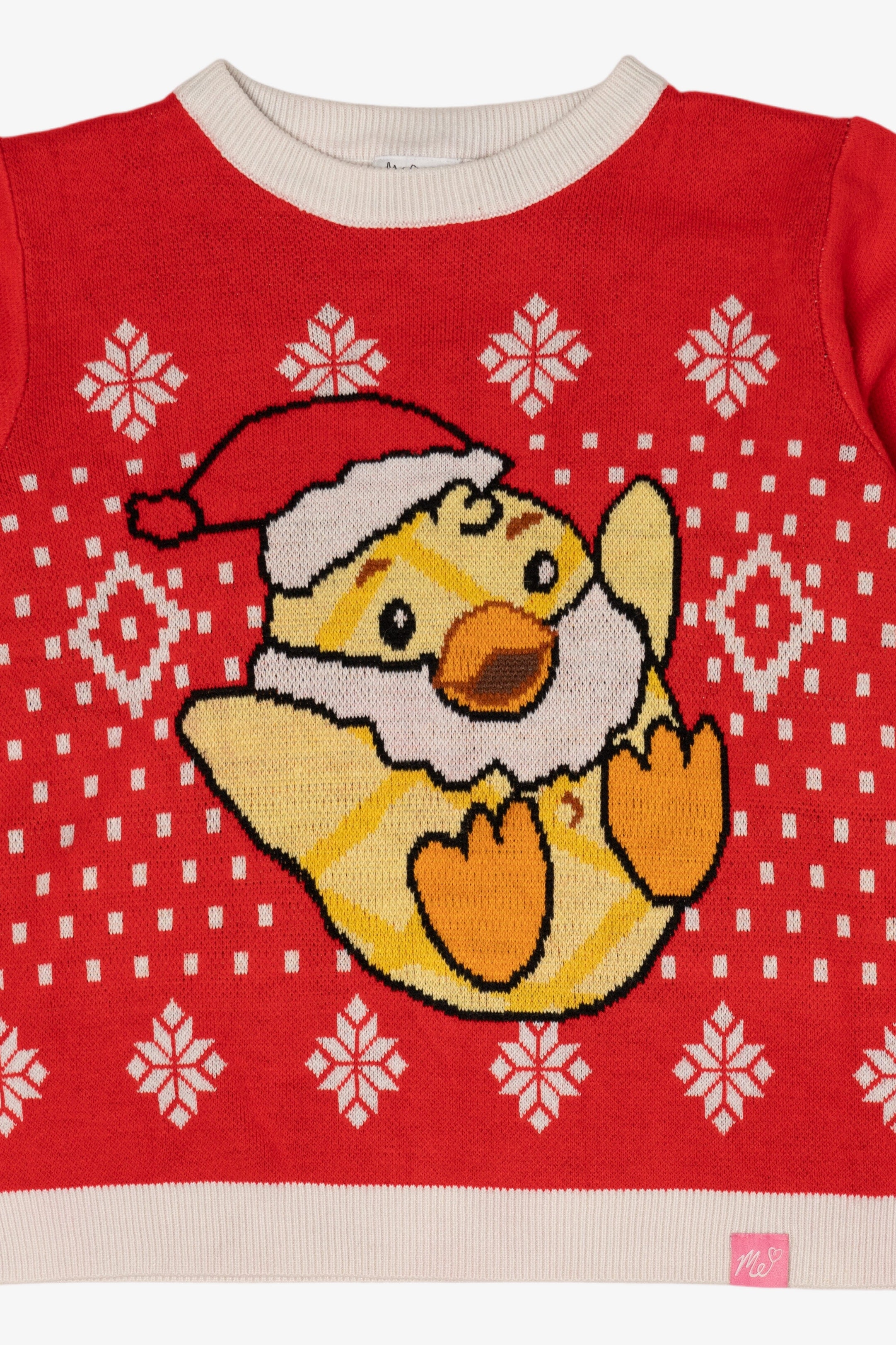Kid Sized Santa Chick Ugly Christmas Pullover