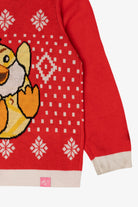 Kid Sized Santa Chick Ugly Christmas Pullover