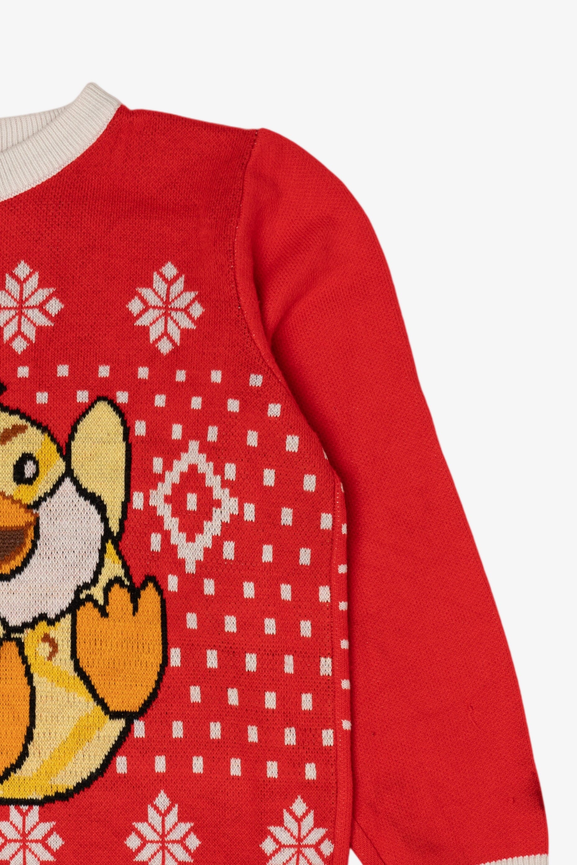 Kid Sized Santa Chick Ugly Christmas Pullover
