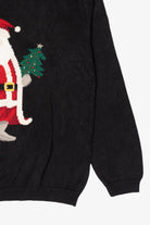 Vintage Black Southern Lady Santa Ugly Christmas Pullover (1990s)