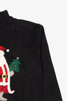 Vintage Black Southern Lady Santa Ugly Christmas Pullover (1990s)