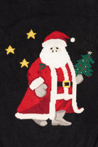 Vintage Black Southern Lady Santa Ugly Christmas Pullover (1990s)