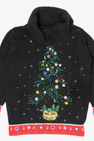 Vintage Black Victoria Jones Tree Ugly Christmas Pullover (1990s)