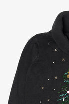 Vintage Black Victoria Jones Tree Ugly Christmas Pullover (1990s)