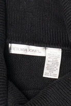 Vintage Black Victoria Jones Tree Ugly Christmas Pullover (1990s)