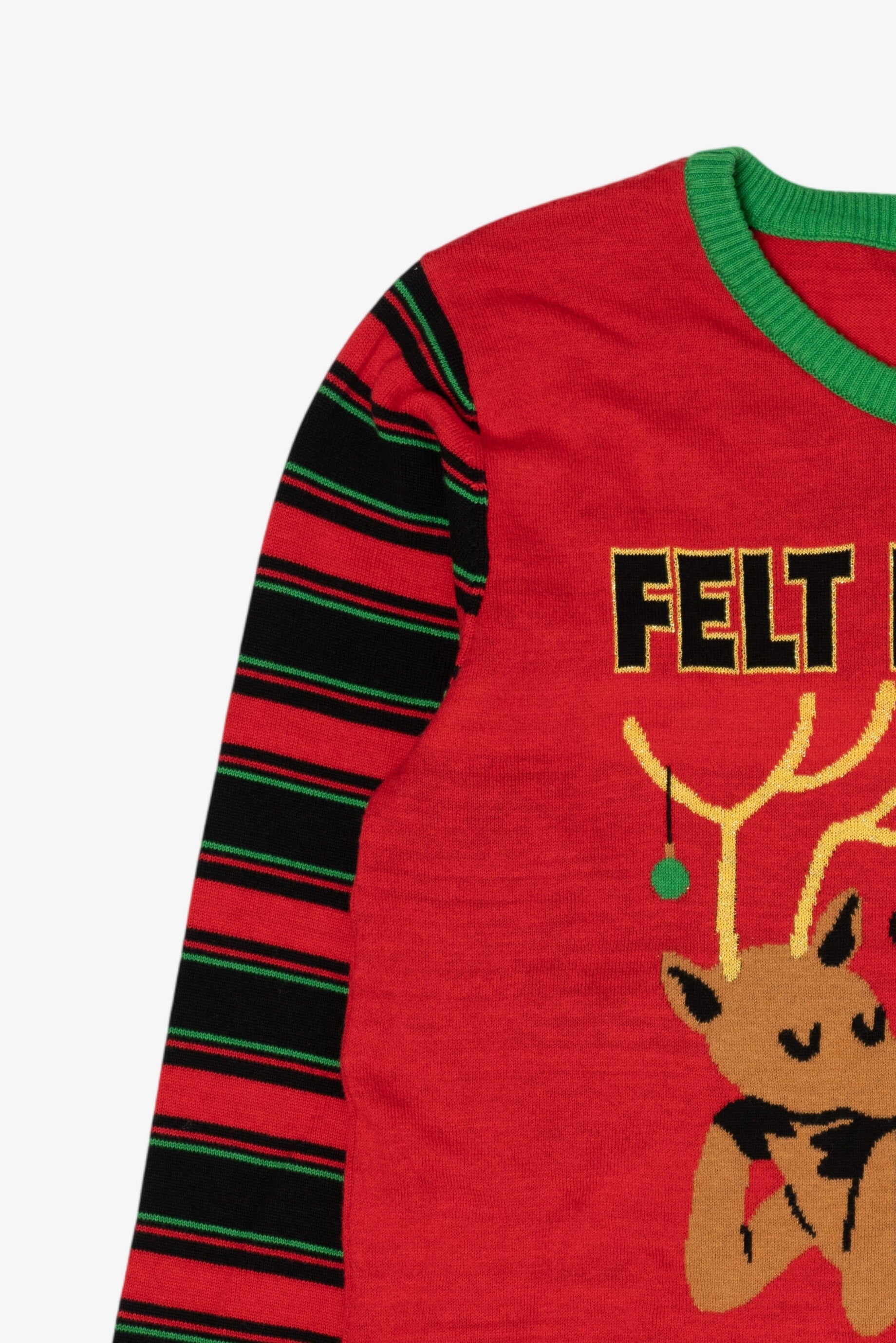 "Felt Festive... Might Delete Later" Ugly Christmas Pullover