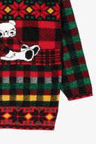 Vintage Red Holiday Time Bears Ugly Christmas Pullover (1980s)