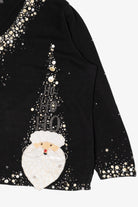 Vintage Black Berek Santa Ugly Christmas Pullover (2000s)