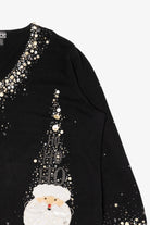 Vintage Black Berek Santa Ugly Christmas Pullover (2000s)
