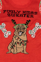 Recycled "Pugly Xmas Sweater" Ugly Christmas Pullover (2020s)