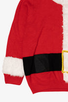Red Holiday Time Santa Shirt Ugly Christmas Pullover (2010s)