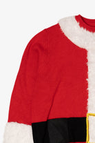 Red Holiday Time Santa Shirt Ugly Christmas Pullover (2010s)