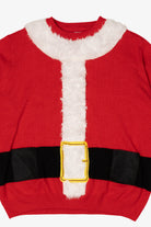 Red Holiday Time Santa Shirt Ugly Christmas Pullover (2010s)
