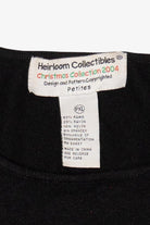 Vintage Black Heirloom Collectibles Sequin Santa Ugly Christmas Pullover (2000s)