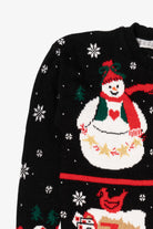 Vintage Black Nutcracker Ugly Christmas Pullover (1990s)