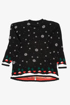 Vintage Black Nutcracker Ugly Christmas Pullover (1990s)