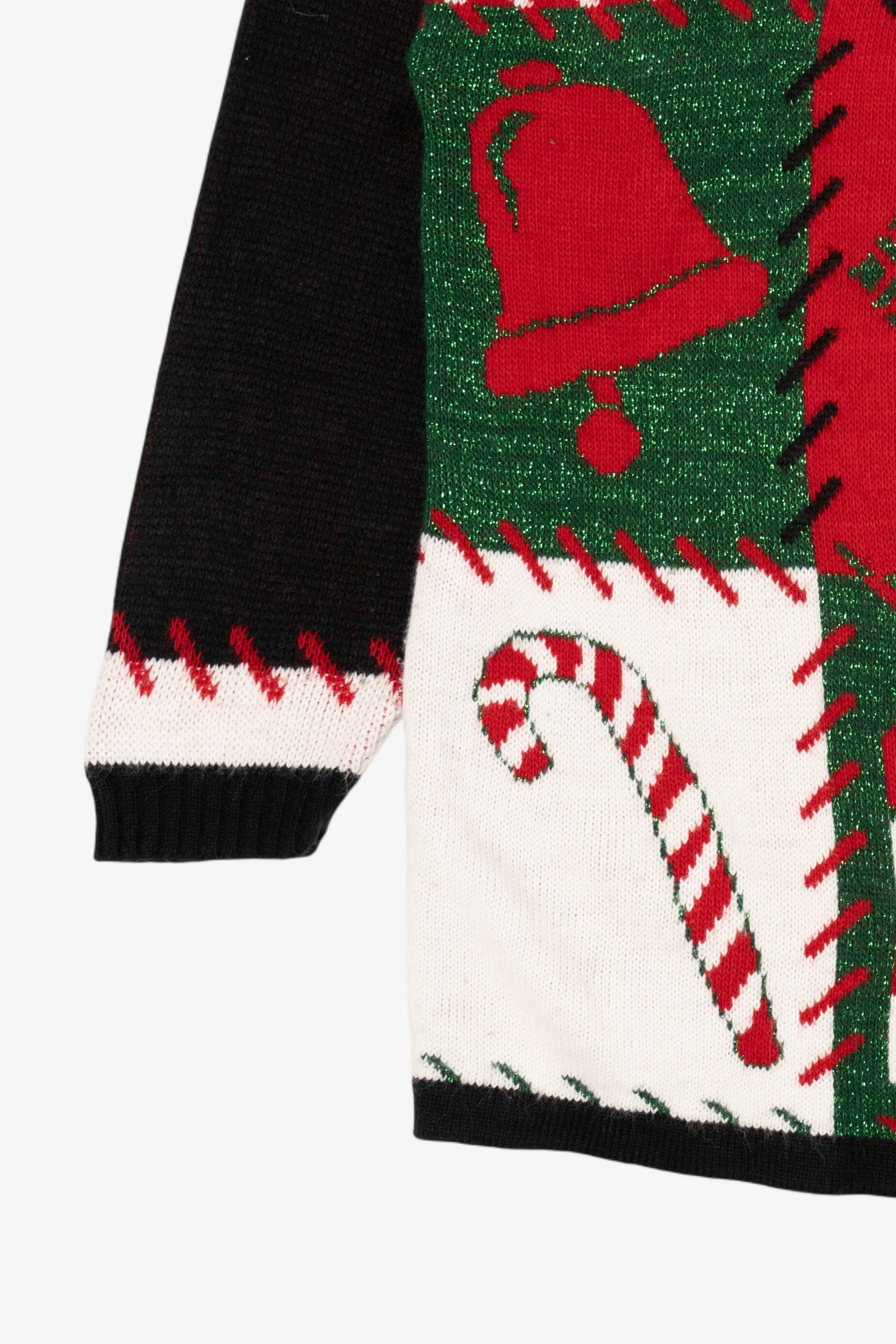 Vintage Black Nutcracker Ugly Christmas Pullover (1980s)