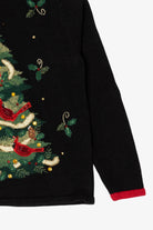 Vintage Black Tiara International Cardinals In Tree Ugly Christmas Pullover (2000s)
