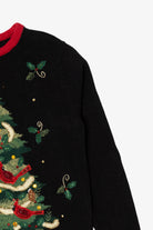 Vintage Black Tiara International Cardinals In Tree Ugly Christmas Pullover (2000s)
