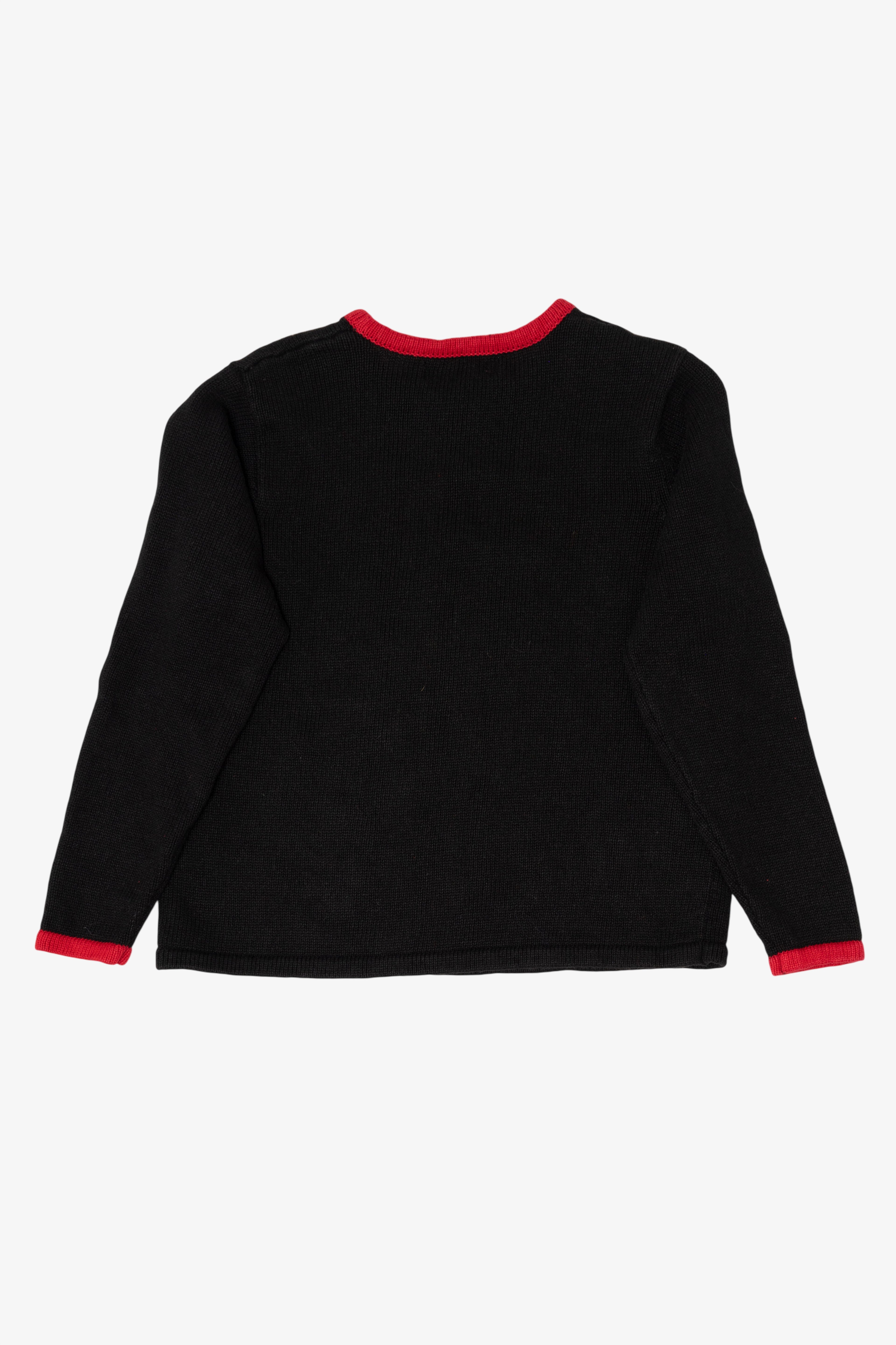 Vintage Black Tiara International Cardinals In Tree Ugly Christmas Pullover (2000s)