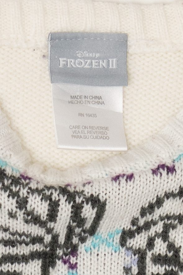 Kid Sized Disney Frozen 2 Elsa And Anna Ugly Christmas Sweater (2020s)
