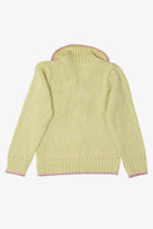 Vintage Kid Sized Light Green Nannettegirl Snowmen Ugly Christmas Sweater (sz 6) (1990s)
