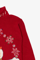 Vintage Kid Sized Red Heirloom Collectible Snowmen Ugly Christmas Pullover (sz 8/10) (2000s)