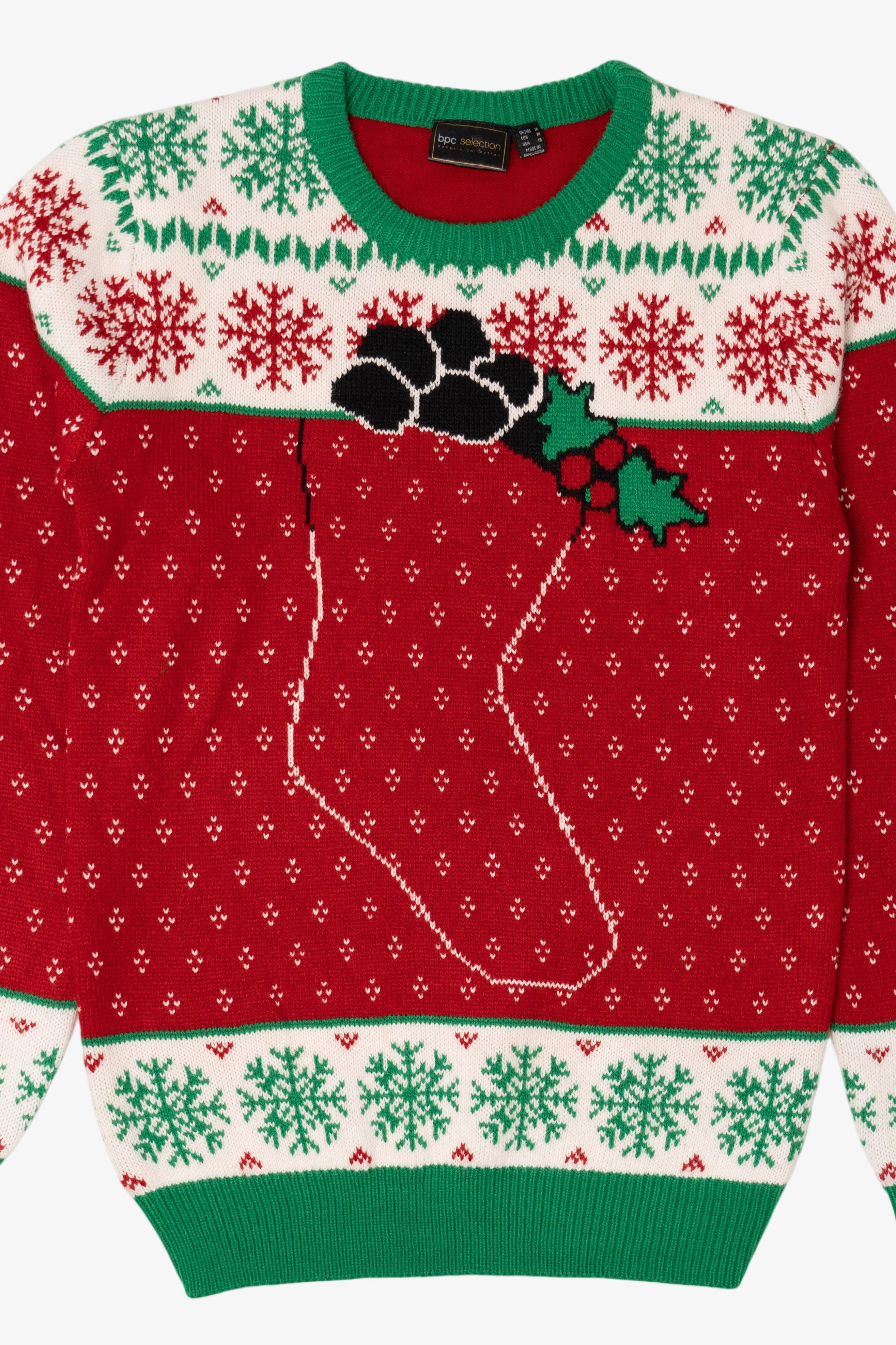 Red BPC Selection Stockings Ugly Christmas Pullover (2020s)