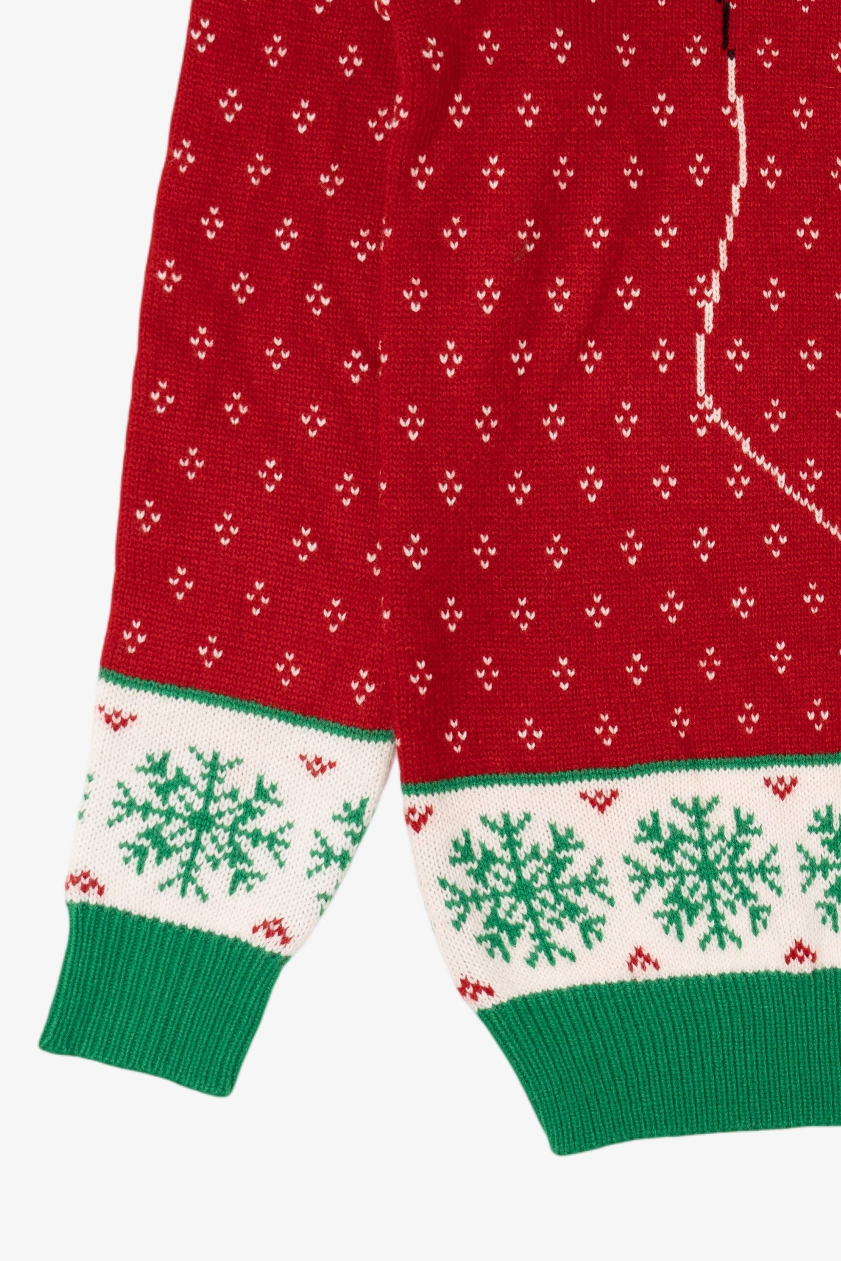 Red BPC Selection Stockings Ugly Christmas Pullover (2020s)