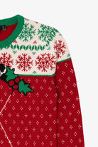 Red BPC Selection Stockings Ugly Christmas Pullover (2020s)