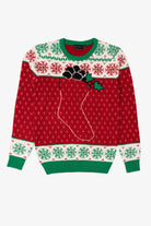 Red BPC Selection Stockings Ugly Christmas Pullover (2020s)