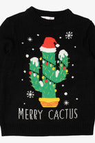 Black Belle Du Jour "Merry Cactus" Ugly Christmas Pullover (2020s)