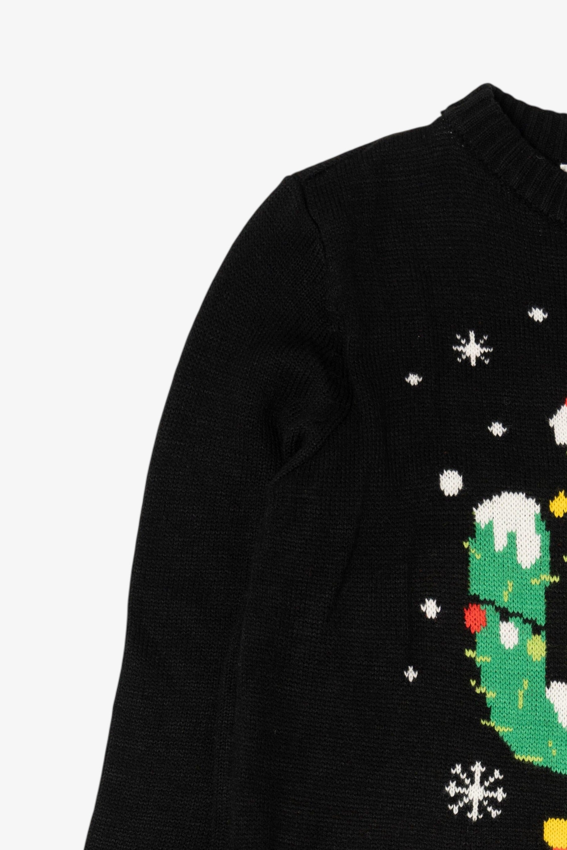 Black Belle Du Jour "Merry Cactus" Ugly Christmas Pullover (2020s)