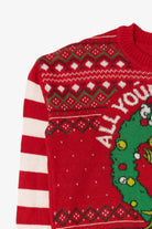 Red "All Your Sweaters Are Ugly" The Grinch Ugly Christmas Pullover (2020s)