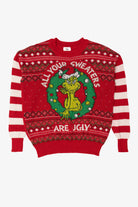 Red "All Your Sweaters Are Ugly" The Grinch Ugly Christmas Pullover (2020s)