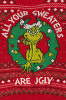 Red "All Your Sweaters Are Ugly" The Grinch Ugly Christmas Pullover (2020s)