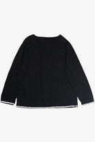 Vintage Michael Simon Sequin Snowman Lightweight Ugly Christmas Pullover (2000s)