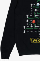 Pac-Man Christmas Tree Embroidered Ugly Christmas Sweater (2010s)
