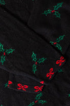 Vintage Wreath And Bear Ugly Christmas Sweater (1990s)