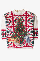 Vintage White Tree Ugly Christmas Sweater (1990s)