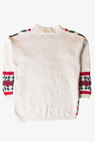 Vintage White Tree Ugly Christmas Sweater (1990s)